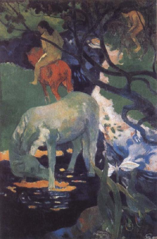 Paul Gauguin The White Horse oil painting picture